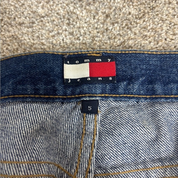 Vintage Y2K Tommy Jeans Low Rise Size 5 Straight Jeans 90s 2002 - Picture 4 of 13